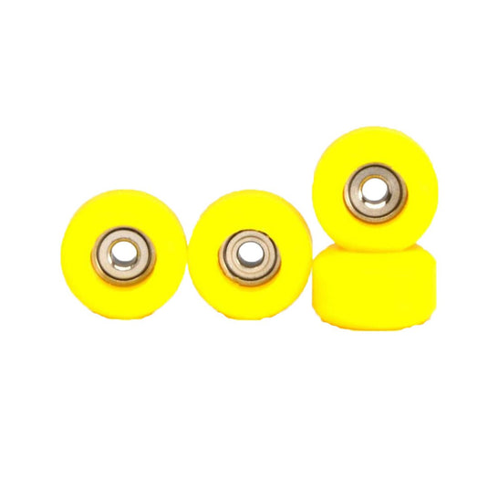 PU CNC wheels 100 Duro STG 2 (Yellow) - Alluneedbro